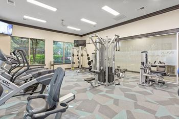 The estates at tanglewood| fitness center with exercise equipment